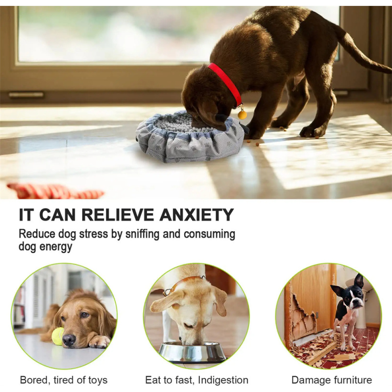 Wholesale Dog Snuffle Mat Interactive Feed Game Encourages Natural Foraging Skills Stress Relief Puzzle Toy Nice Gifts for Dogs